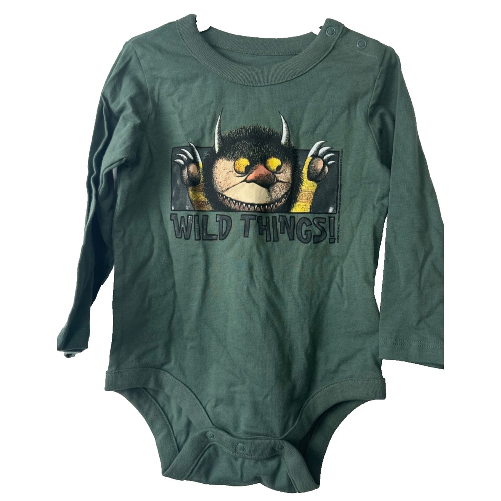 Baby Gap 18-24M Where The Wild Things Are Baby One Piece Bodysuit LS E10